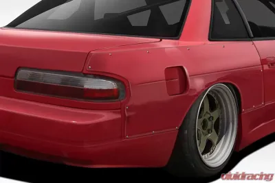 1989-1994 Nissan 240SX S13 2DR Duraflex D1 Sport 50MM Rear Fender Flares - 3 Piece - 117677