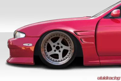 1995-1996 Nissan 240SX S14 Duraflex D1 Sport 30MM Front Fenders - 2 Piece - 117691