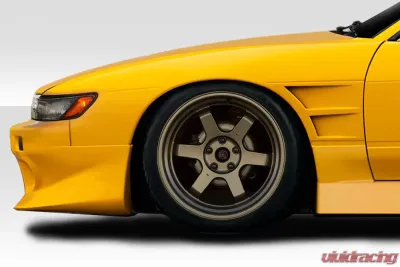 1989-1994 Nissan Silvia S13 Duraflex D1 Sport 25MM Front Fenders - 2 Piece - 117708