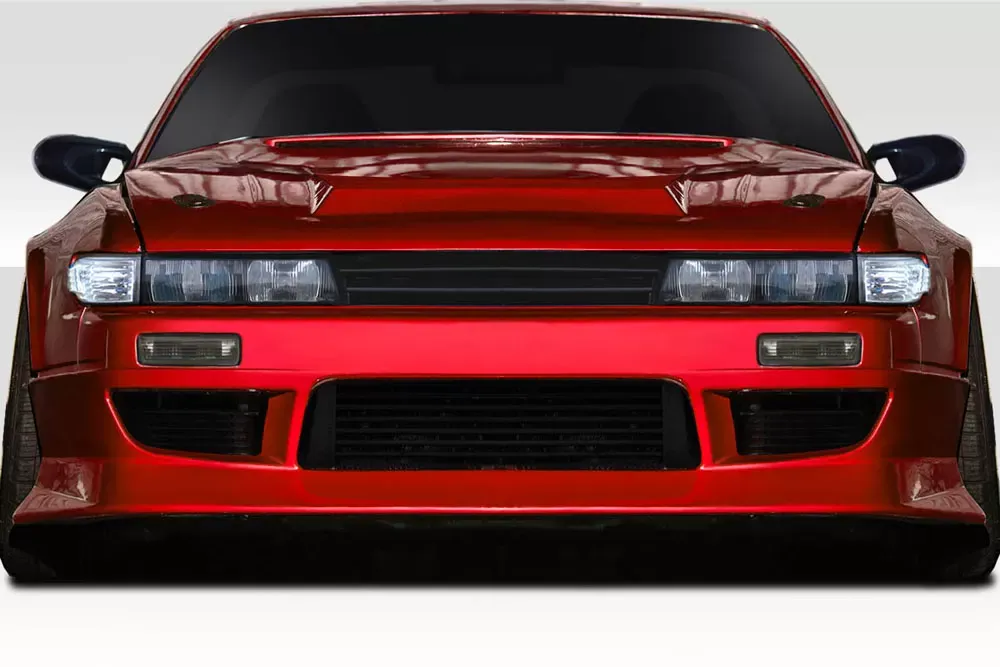 1989-1994 Nissan Silvia S13 Duraflex D1 Sport V3 Front Bumper Cover - 1 Piece - 117709