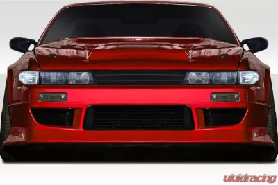 1989-1994 Nissan Silvia S13 Duraflex D1 Sport V3 Front Bumper Cover - 1 Piece - 117709