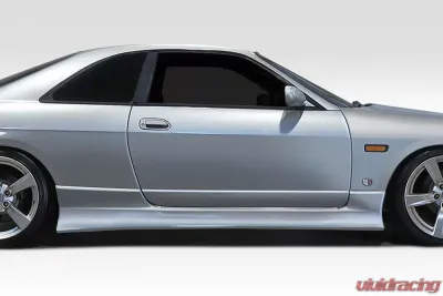 1995-1998 Nissan Skyline R33 2DR Duraflex D Spec Side Skirt Rocker Panels - 2 Piece - 117727