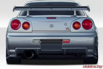 1999-2002 Nissan Skyline R34 2DR Duraflex Estra Rear Bumper Cover - 1 Piece - 117729