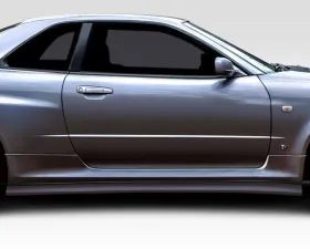 1999-2002 Nissan Skyline R34 2DR Duraflex Estra Side Skirt Rocker Panels - 2 Piece