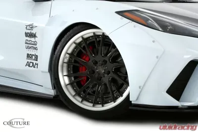 2020-2024 Chevrolet Corvette C8 Duraflex Gran Veloce Wide Body Front Fender Flares - 4 Piece ( for use with 116591 ) - 117910