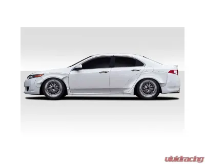 2009-2014 Acura TSX Duraflex Khan Wide Body Fender Flare Kit - 10 Piece - 118339