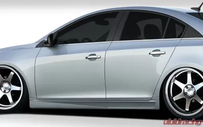 2011-2015 Chevrolet Cruze Duraflex Racer Side Skirts Rocker Panels - 2 Piece - 107618