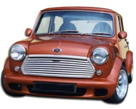 1959-2000 Mini Cooper Duraflex Type Z Wide Body Kit - 8 Piece