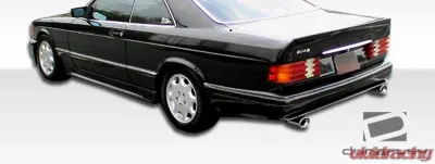 1981-1991 Mercedes S Class W126 2DR Duraflex AMG Look Side Skirts Rocker Panels - 4 Piece - 102238