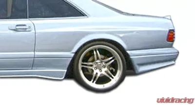 1981-1991 Mercedes S Class W126 2DR Duraflex AMG Look Wide Body Rear Fender Flares - 2 Piece - 107200