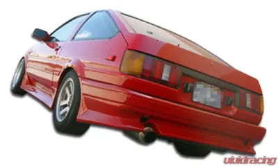 1984-1987 Toyota Corolla 2DR / HB Duraflex V-Speed Rear Bumper Cover - 1 Piece - 100696