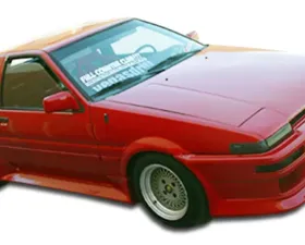 1984-1987 Toyota Corolla 2DR / HB Duraflex V-Speed Side Skirts Rocker Panels - 2 Piece