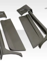 1984-1996 Chevrolet Corvette C4 Duraflex C5 Conversion Side Skirts Rocker Panels with Doorcaps - 6 Piece                                     - 103442 - Image 2