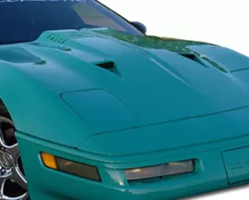 1985-1996 Chevrolet Corvette C4 Duraflex Twin Turbo Hood - 1 Piece