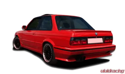 1984-1991 BMW 3 Series E30 2DR 4DR Duraflex Evo Look Rear Bumper Cover - 1 Piece - 106439