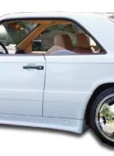 1986-1995 Mercedes E Class W124 2DR Duraflex AMG Look Side Skirts Rocker Panels - 2 Piece                                     - 105062 - Image 8