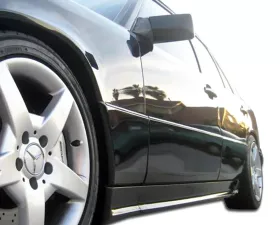 1986-1995 Mercedes E Class W124 4DR Duraflex AMG Look Side Skirts Rocker Panels - 2 Piece