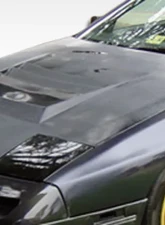 1986-1991 Mazda RX-7 Duraflex D-1 Hood - 1 Piece                                     - 104229 - Image 2