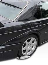1984-1993 Mercedes 190 W201 Duraflex Evo 2 Wide Body Fender Flares - 6 Piece                                     - 105372 - Image 2