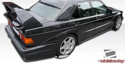 1984-1993 Mercedes 190 W201 Duraflex Evo 2 Wide Body Fender Flares - 6 Piece - 105372