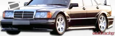 1984-1993 Mercedes 190 W201 Duraflex Evo 2 Wide Body Fender Flares - 6 Piece - 105372