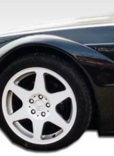 1984-1993 Mercedes 190 W201 Duraflex Evo 2 Wide Body Fender Flares - 6 Piece                                     - 105372 - Image 7