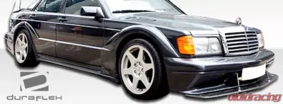 1984-1993 Mercedes 190 W201 Duraflex Evo 2 Wide Body Fender Flares - 6 Piece - 105372