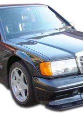 1984-1993 Mercedes 190 W201 Duraflex Evo 2 Wide Body Front Bumper Cover - 1 Piece                                     - 105369 - Image 14