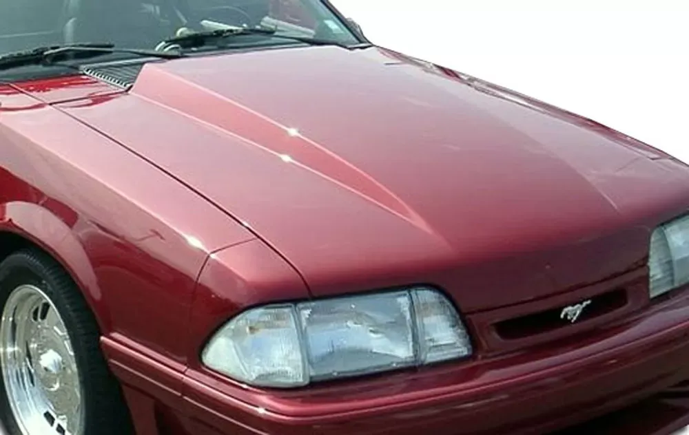 1987-1993 Ford Mustang Duraflex 2" Cowl Hood - 1 Piece - 103014