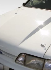1987-1993 Ford Mustang Duraflex 2" Cowl Hood - 1 Piece                                     - 103014 - Image 2
