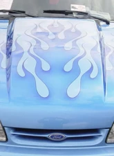 1987-1993 Ford Mustang Duraflex 2" Cowl Hood - 1 Piece                                     - 103014 - Image 3