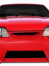 1987-1993 Ford Mustang Duraflex GT500 Front Bumper Cover - 1 Piece                                     - 105001 - Image 6