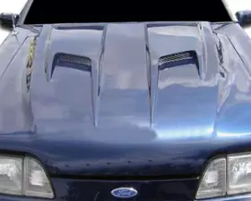 1987-1993 Ford Mustang Duraflex Mach 2 Hood - 1 Piece