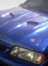 1987-1993 Ford Mustang Duraflex Mach 2 Hood - 1 Piece                                     - 104823 - Image 2