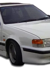 1986-1991 Saab 9000 5DR HB Duraflex Turbo Look Front Bumper Cover - 1 Piece (S)                                     - 105427 - Image 2