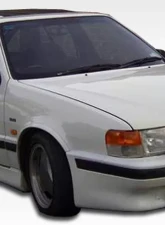 1986-1991 Saab 9000 Duraflex Turbo Look Side Skirts Rocker Panels - 2 Piece (S)                                     - 105425 - Image 2