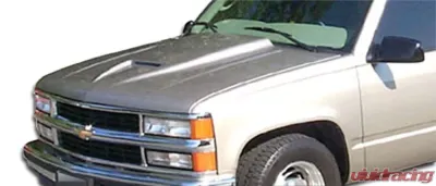 1988-1999 Chevrolet GMC C Series / K Series Pickup 1992-1999 Tahoe Yukon Suburban Duraflex Ram Air Hood - 1 Piece - 103022