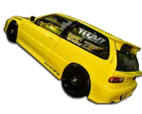 1988-1991 Honda Civic HB Duraflex Type M Side Skirts Rocker Panels - 2 Piece