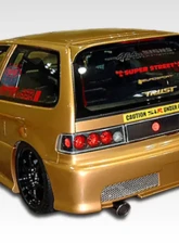 1988-1991 Honda Civic HB Duraflex Type M Side Skirts Rocker Panels - 2 Piece                                     - 100784 - Image 2