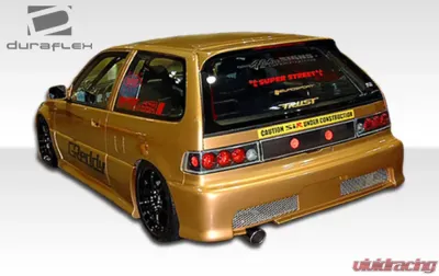 1988-1991 Honda Civic HB Duraflex Type M Side Skirts Rocker Panels - 2 Piece - 100784