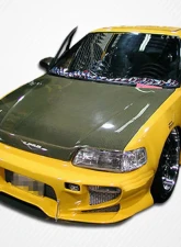 1988-1991 Honda Civic HB CR-X Carbon Creations OEM Look Hood - 1 Piece                                     - 100757 - Image 7