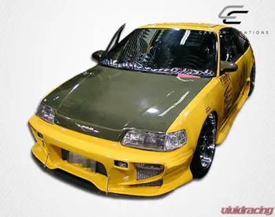 1988-1991 Honda Civic HB CR-X Carbon Creations OEM Look Hood - 1 Piece - 100757