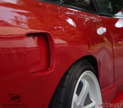 1989-1994 Nissan 240SX S13 2DR Duraflex M-1 Sport Rear Fender Flares - 3 Piece - 100851