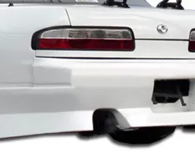 1989-1994 Nissan 240SX S13 2DR Duraflex Type U Rear Bumper Cover - 1 Piece