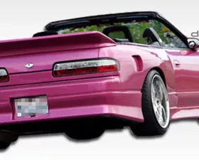 1989-1994 Nissan 240SX S13 2DR Duraflex V-Speed Rear Bumper Cover - 1 Piece
