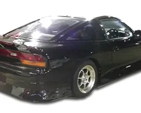 1989-1994 Nissan 240SX S13 HB Duraflex Type U Rear Bumper Cover - 1 Piece