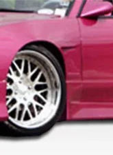 1989-1994 Nissan 240SX S13 Duraflex V-Speed Side Skirts Rocker Panels - 2 Piece                                     - 100887 - Image 2
