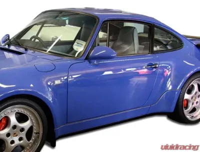 1989-1994 Porsche 964 Duraflex Turbo Look Side Skirts Rocker Panels - 2 Piece - 105389
