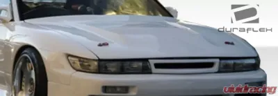 1989-1994 Nissan Silvia S13 Duraflex D-1 Hood - 1 Piece - 104236