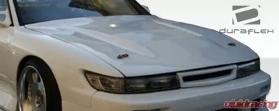 1989-1994 Nissan Silvia S13 Duraflex D-1 Hood - 1 Piece - 104236
